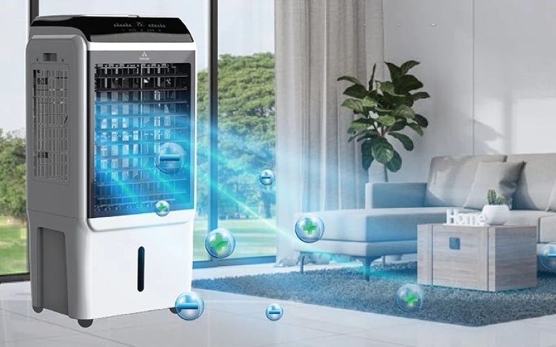 Máy lạnh bị nhiễm điện từ hình 4