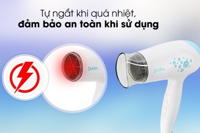 máy sấy tóc cảm biến nhiệt độ thông minh - 2