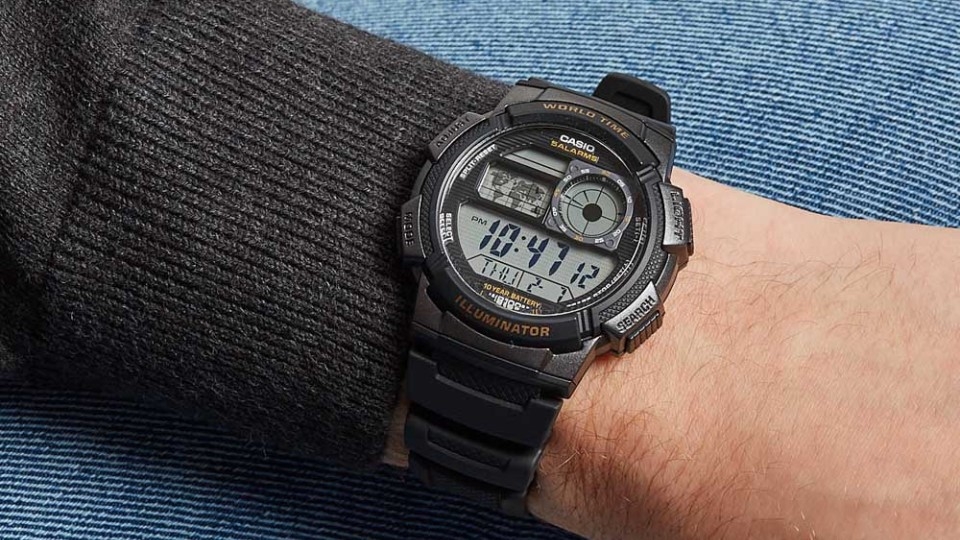 Đồng hồ CASIO 43.5 mm Nam AE-1000W-1BVSDF