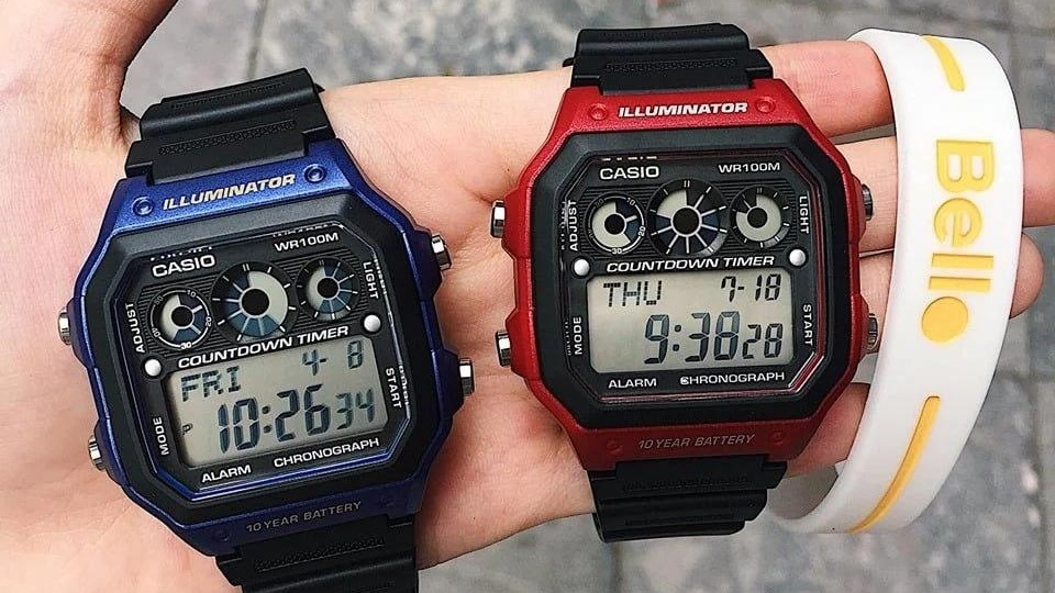 Đồng hồ CASIO 39.7 mm Nam AE-1300WH-1AVDF