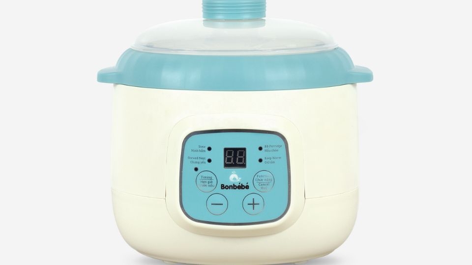 Cách sử dụng nồi nấu cháo chậm Bonbébé