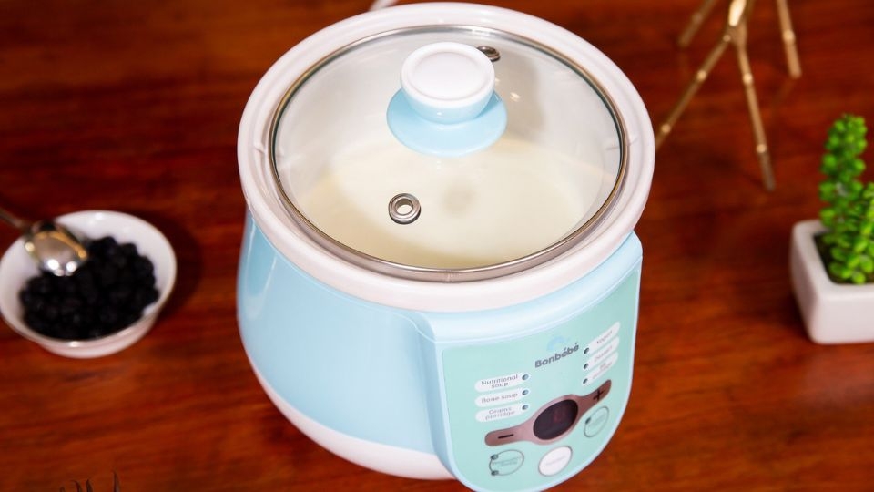 Những lưu ý khi dùng nồi nấu cháo chậm Bonbébé