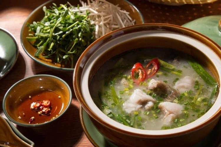 Cháo cá mú đỏ