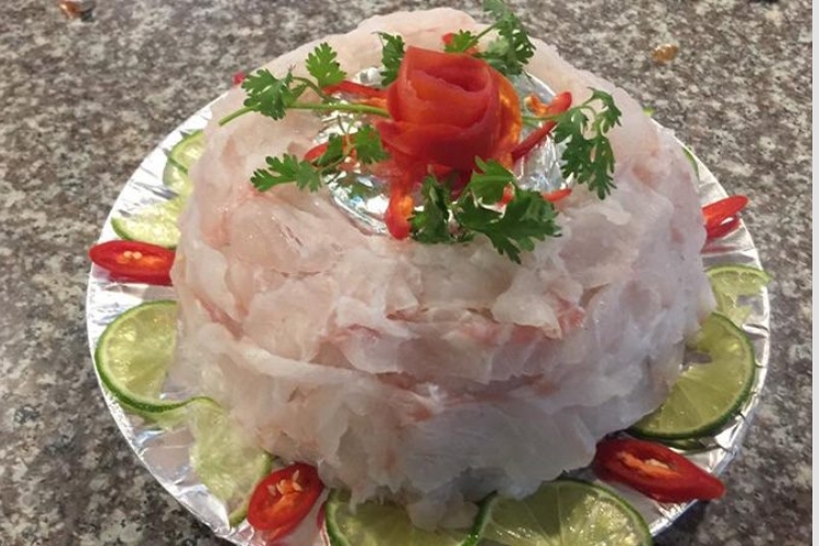 Gỏi cá mú đỏ
