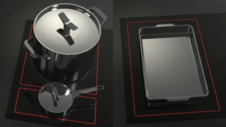 Những bếp từ công nghệ vùng nấu linh hoạt hiện đại nhất có tính năng gì?