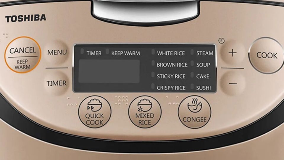 Mã lỗi nồi cơm Toshiba 5