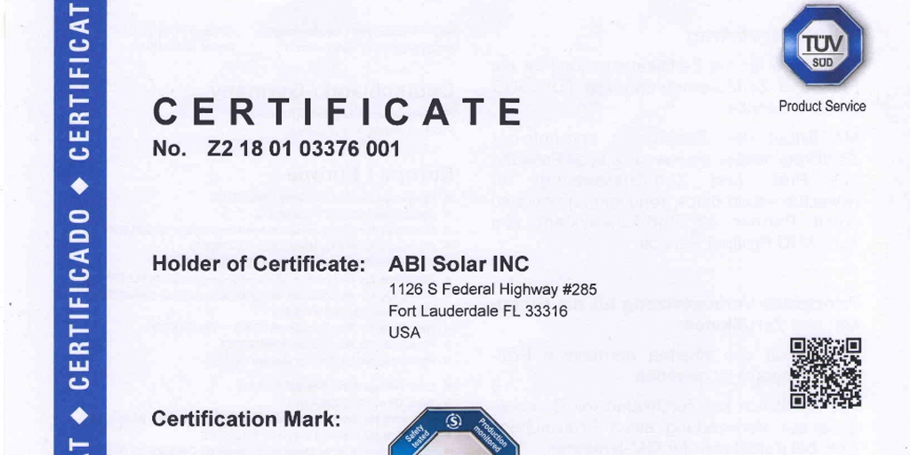 Chứng nhận TÜV là gì?