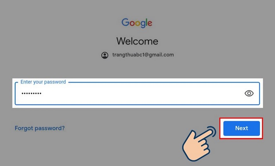 Cung cấp mật khẩu theo yêu cầu