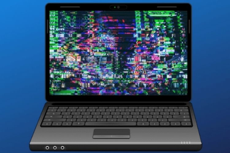 màn hình laptop bị nhiễu (hình 1)