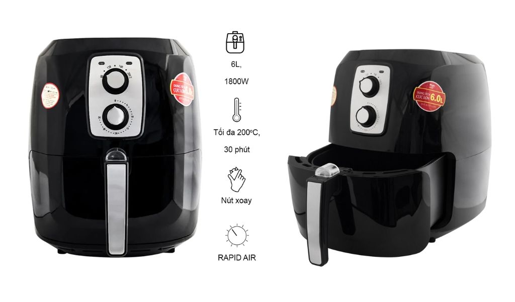 Review nồi chiên không dầu Magic A83 có tốt không? Lưu ý khi sử dụng hiệu quả, an toàn 1