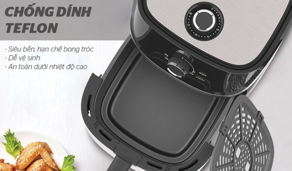 Review nồi chiên không dầu Sunhouse SHD4027 có tốt không trước khi mua để đảm bảo hiệu quả 3