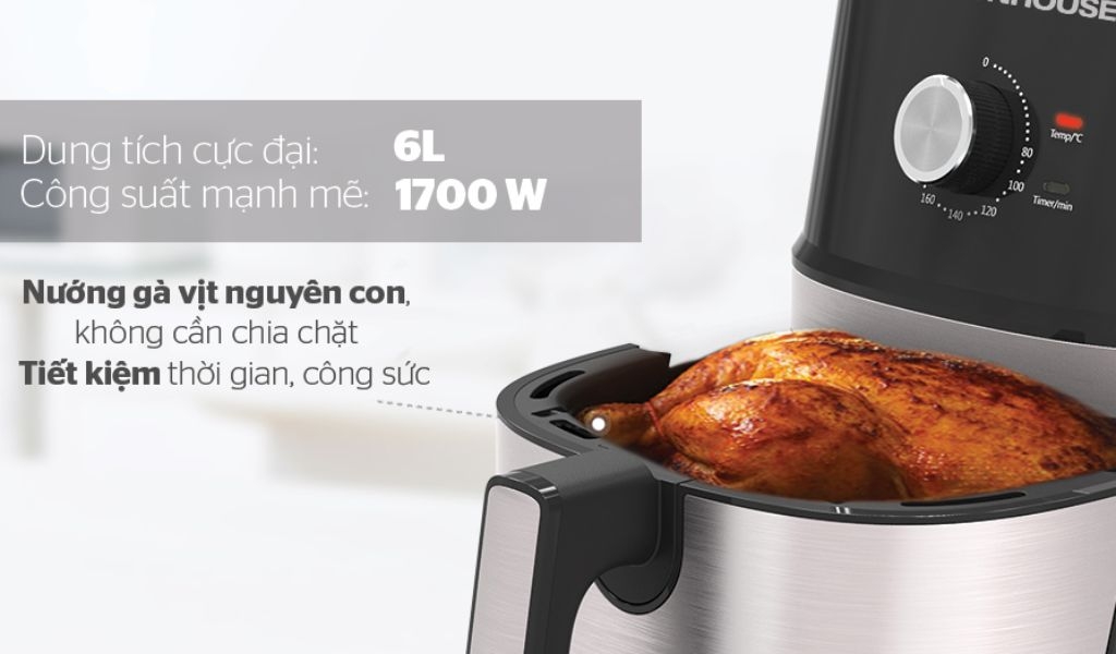 Review nồi chiên không dầu Sunhouse SHD4027 có tốt không trước khi mua để đảm bảo hiệu quả 1