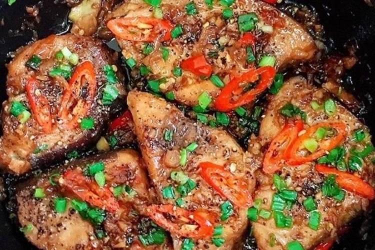 Cá cờ biển kho tộ