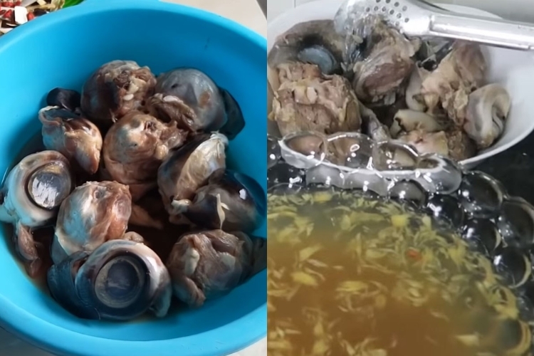 Sơ chế mắt cá ngừ