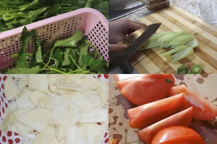 Sơ chế các nguyên liệu khác