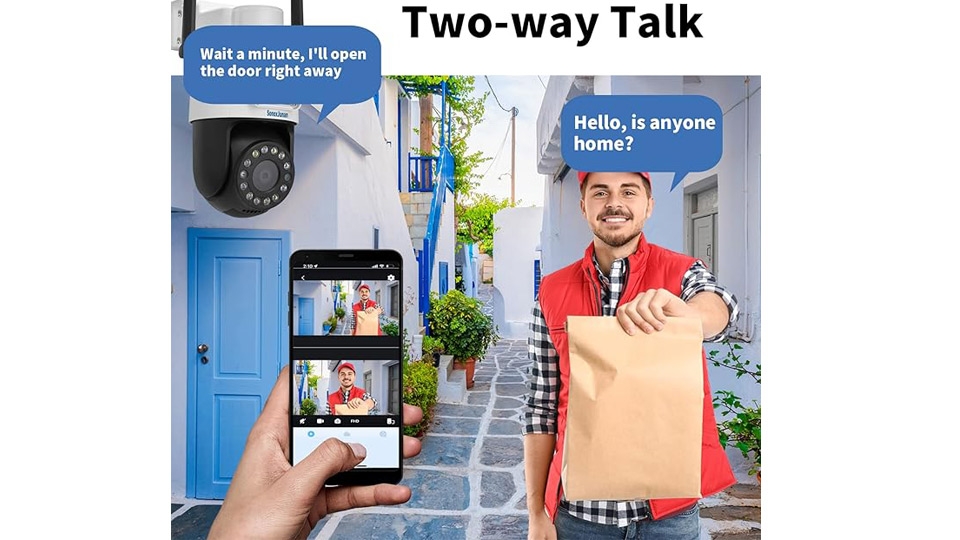 Camera đàm thoại 2 có khả năng cho phép người dùng trò chuyện trực tiếp