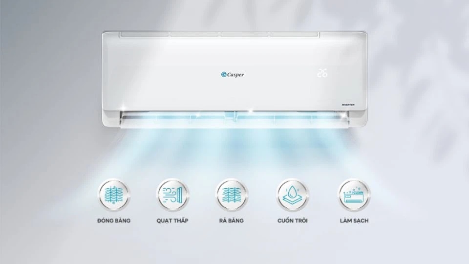 Máy lạnh Casper Inverter 1 HP (9300 BTU) GC-09IS35
