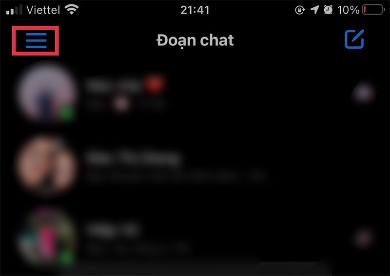 Cách ẩn tin nhắn trên Facebook hình 8