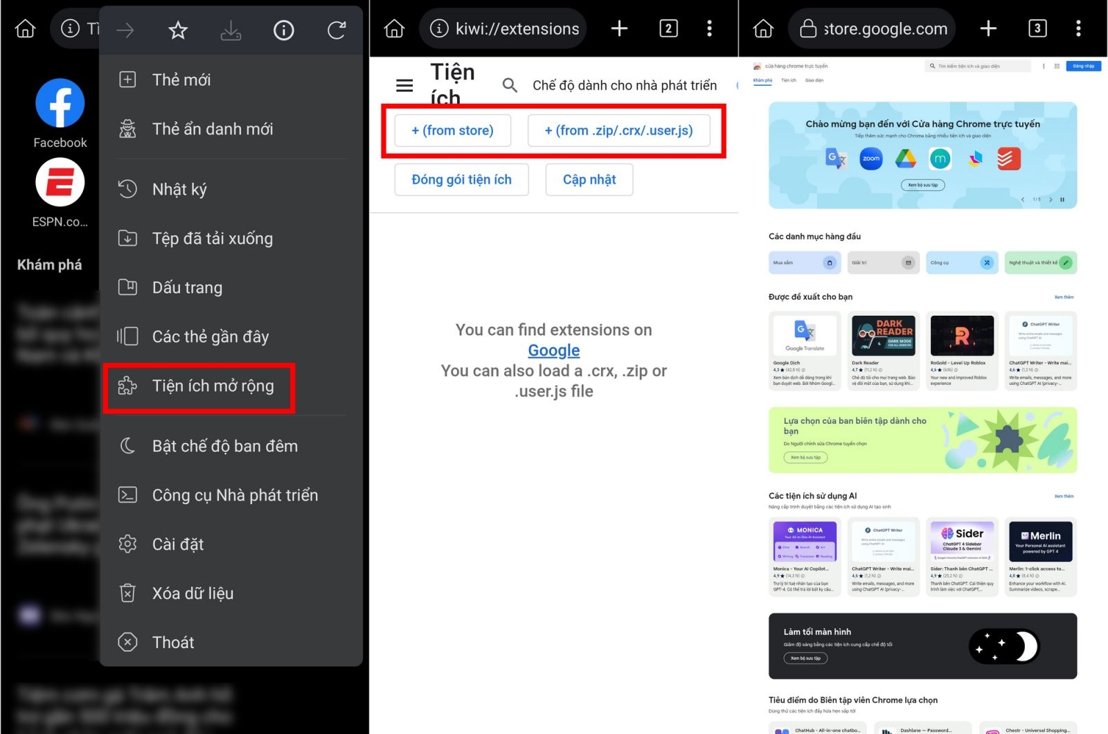 kiwi browser 10