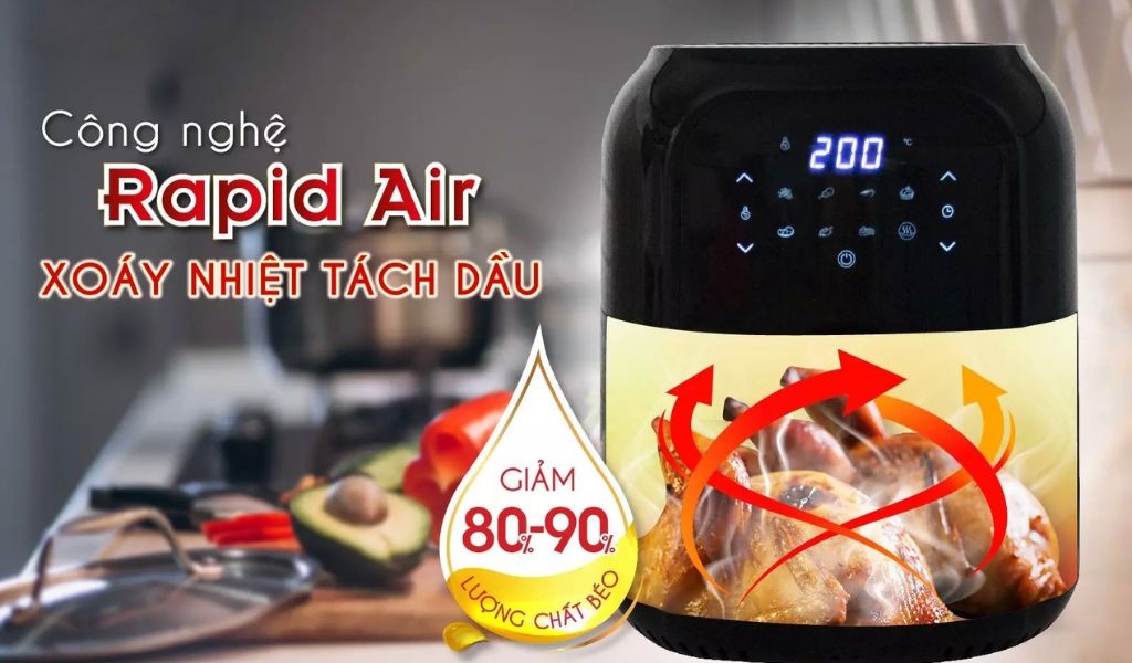 Tìm hiểu các công nghệ nồi chiên không dầu Philips hiện đại để lựa chọn phù hợp nhu cầu 1