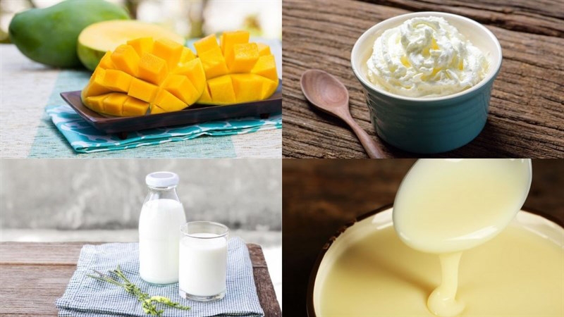 cách làm kem xoài với sữa Ông Thọ - ảnh 1