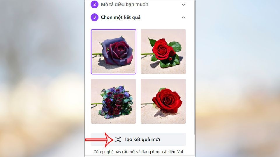 Chọn ảnh phù hợp