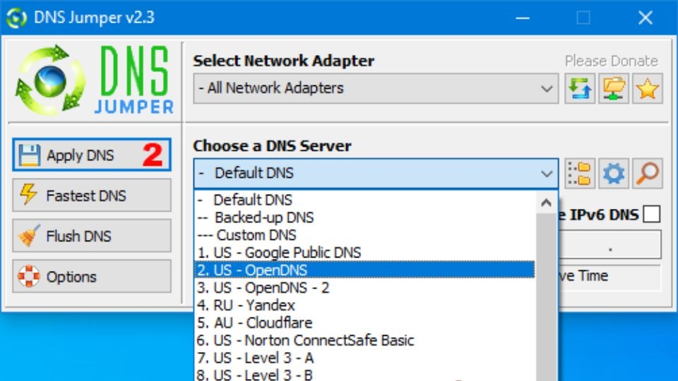 DNS Jumper