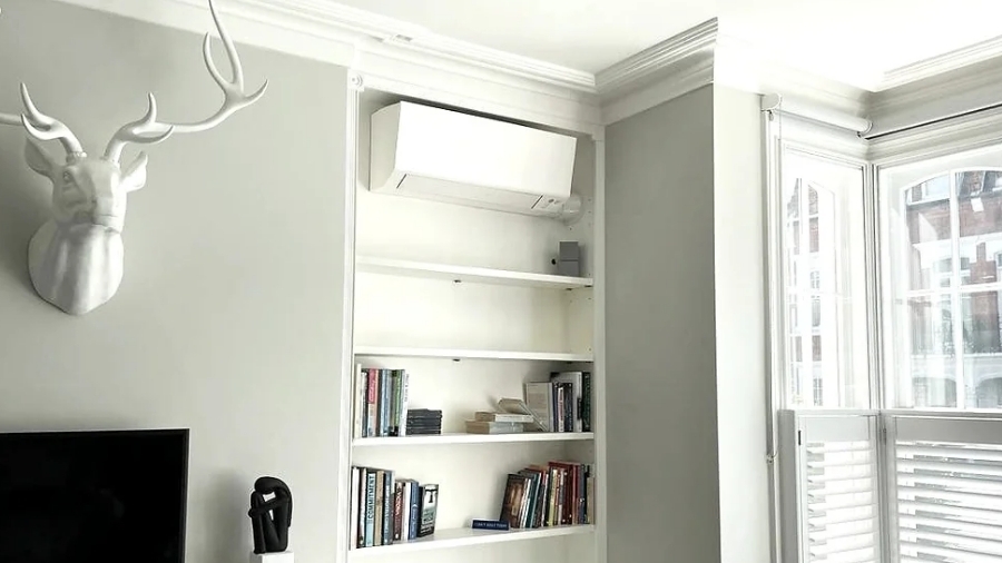 Lắp đặt giấu máy lạnh trong nội thất