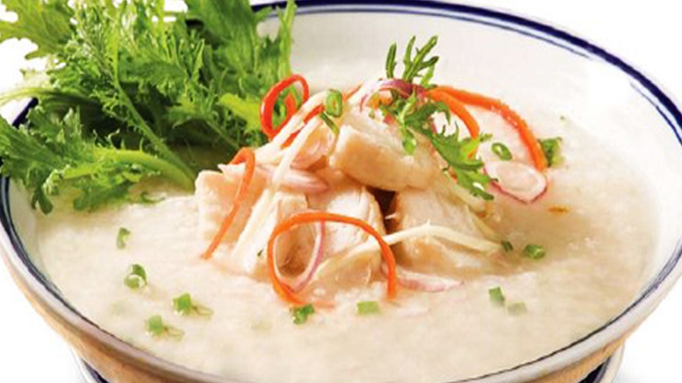 Cháo cá cờ.