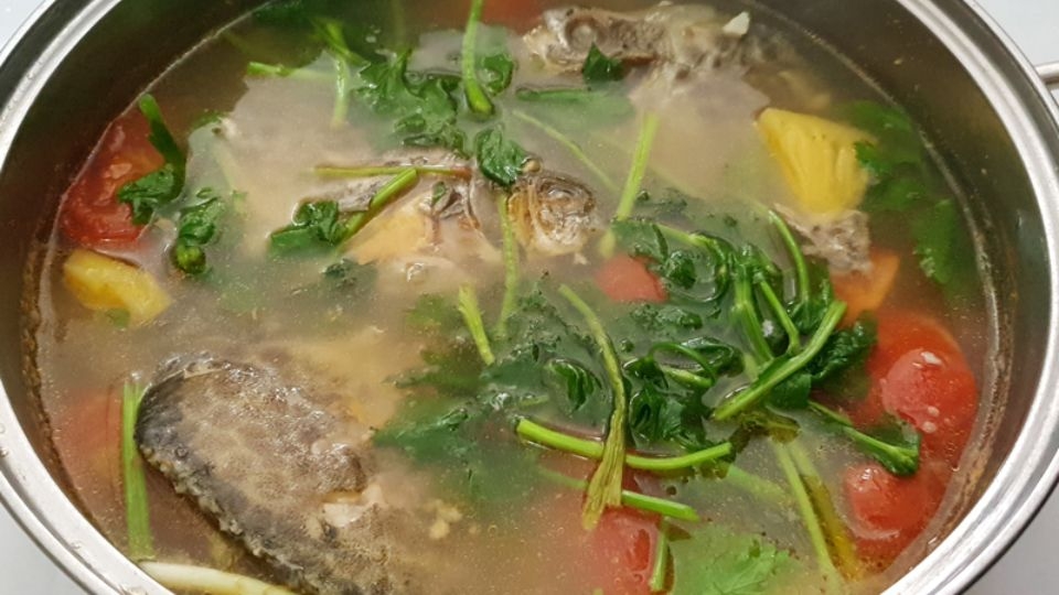 Cá nâu nấu ngót