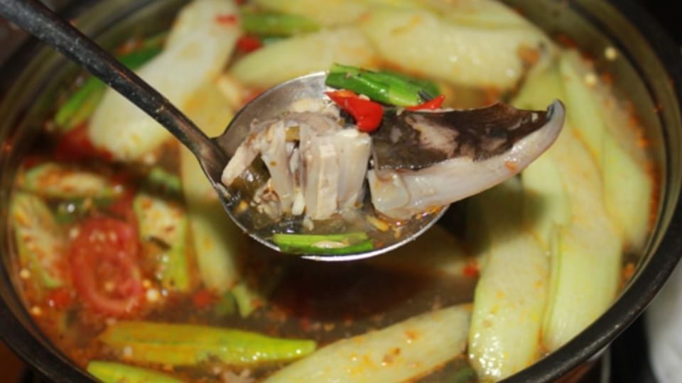 Cá nâu nấu mẻ