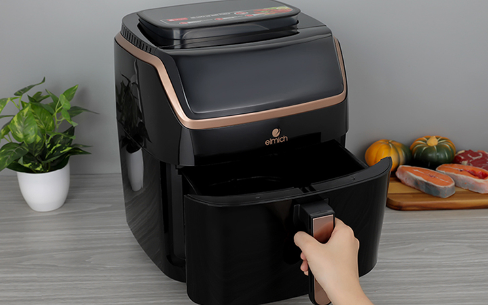 Nồi chiên không dầu thương hiệu Elmich