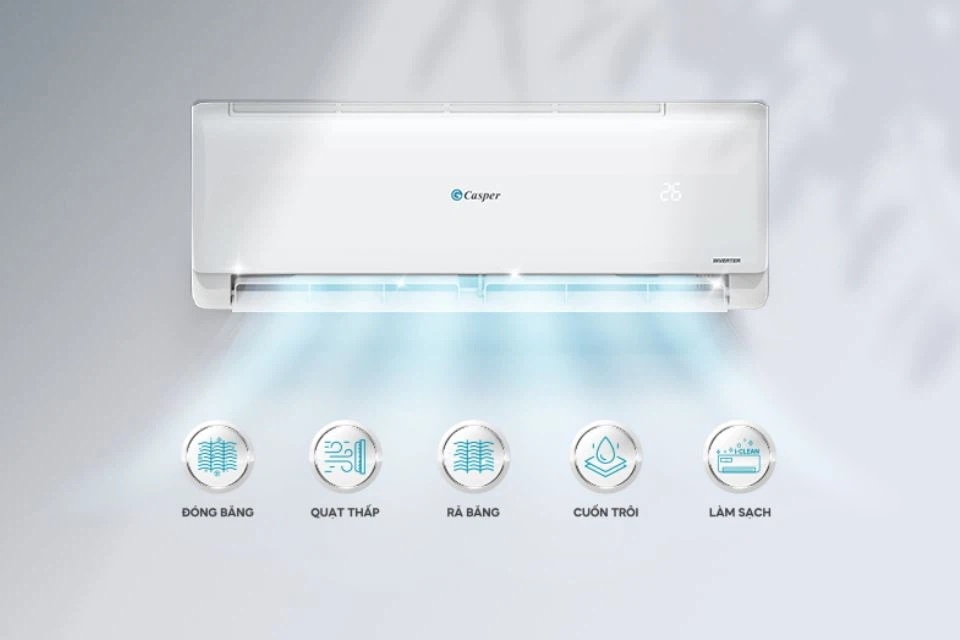 Máy lạnh Casper Inverter 1.5 HP (12000 BTU) GC-12IS35