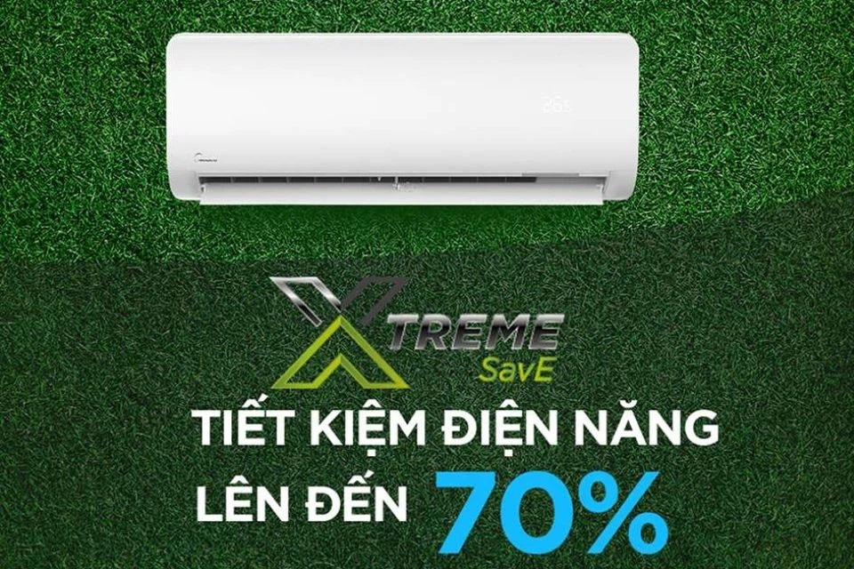 Máy lạnh Midea Inverter 1 HP (9500 BTU) MSAGII-10CRDN8