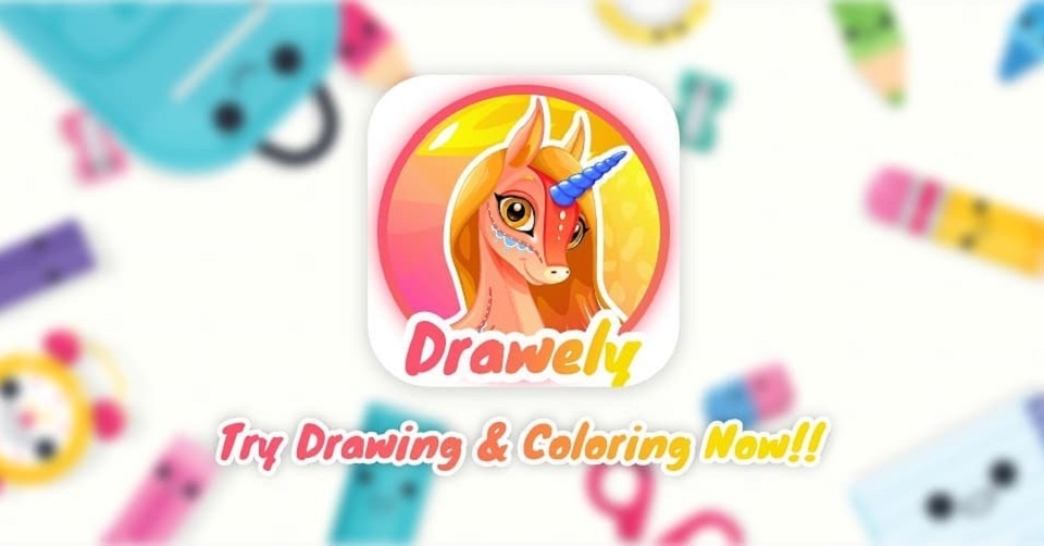 Drawely ứng dụng tập vẽ tranh siêu cuốn hút