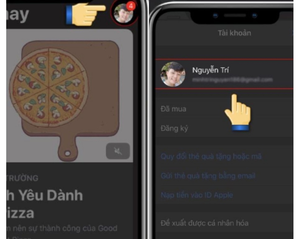 Cách đăng nhập vào tài khoản AppStore