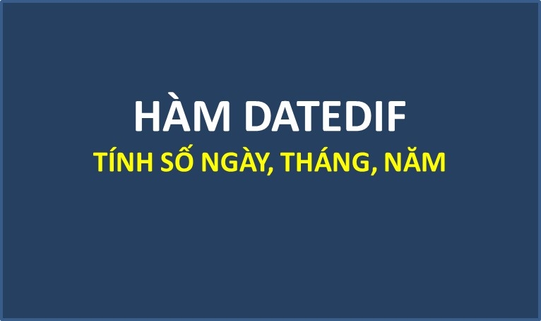 hàm DATEDIF - hình 15