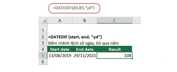 hàm DATEDIF - hình 6