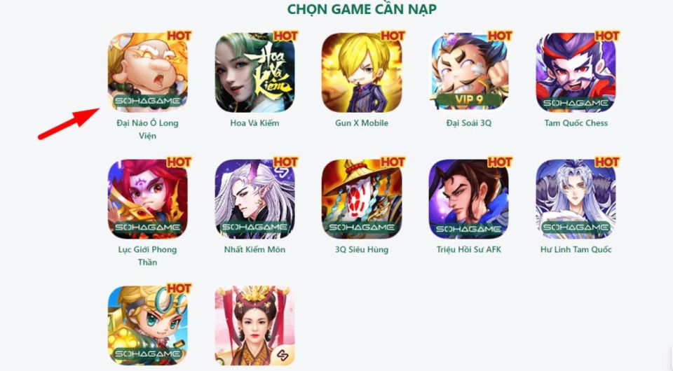 Vào game Đại Náo Ô Long Viện