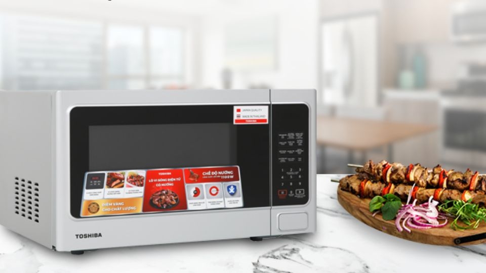 Lò vi sóng Toshiba điện tử model ER-SGS34(S1)VN 34 lít
