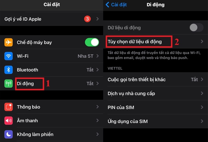 Lỗi không có dịch vụ trên iPhone: Nguyên nhân cụ thể và cách xử lý hiệu quả 13
