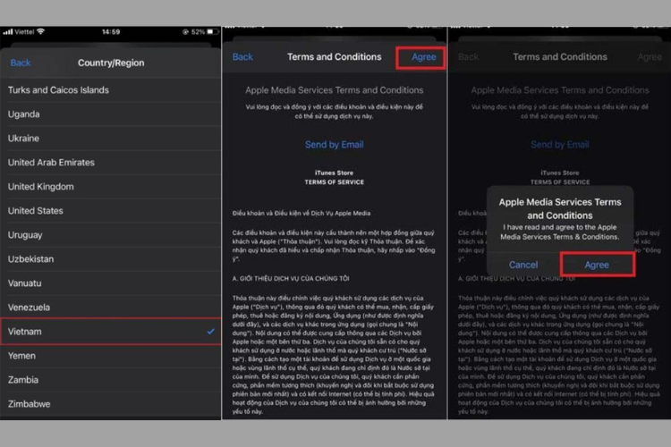 Chuyển vùng iPhone về Việt Nam