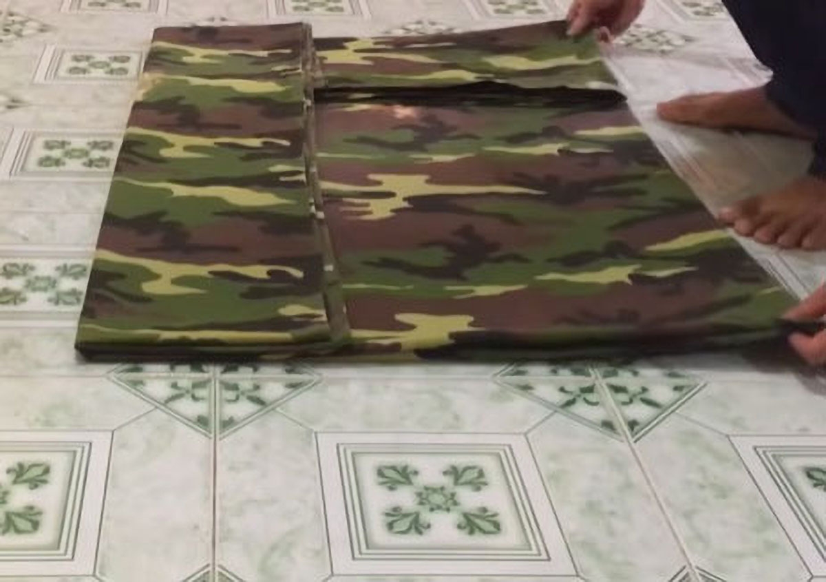 gấp chăn quân đội - hình 5