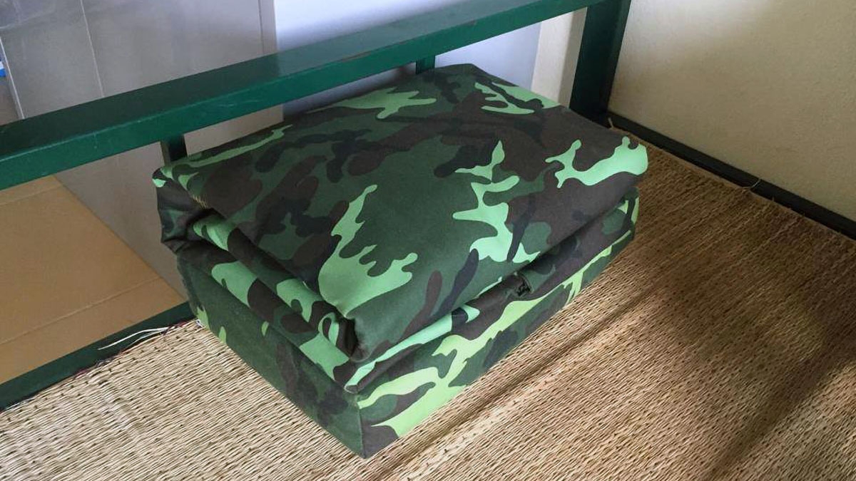 gấp chăn quân đội - hình 8