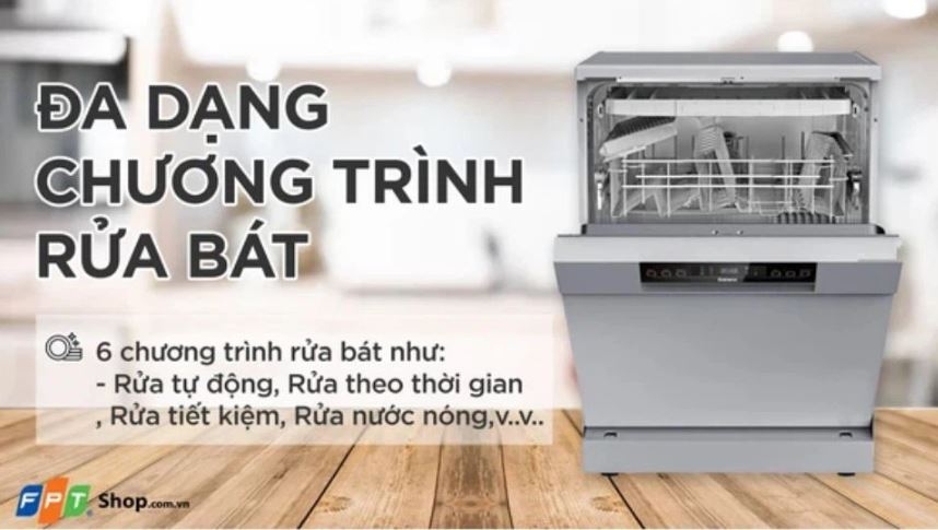 Chức năng hẹn giờ của máy rửa bát 7