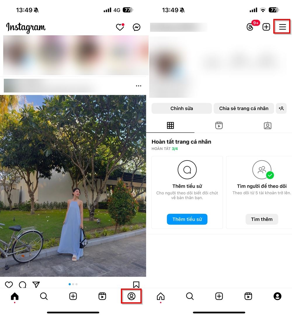 Cách xem lịch sử liên kết Instagram 1