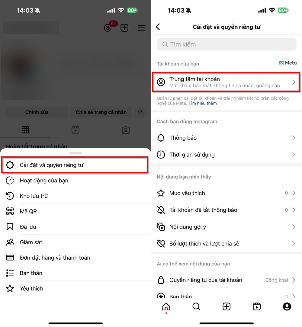 Cách đăng xuất tài khoản Instagram từ xa 2