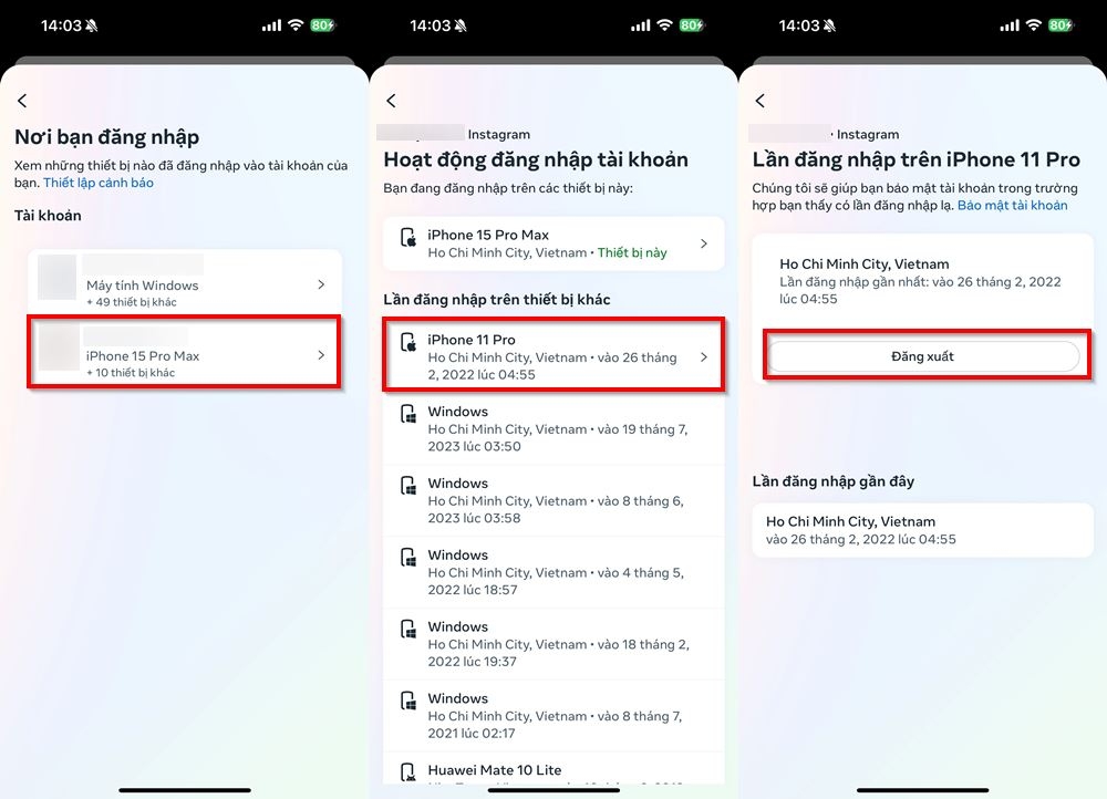 Cách đăng xuất tài khoản Instagram từ xa 4