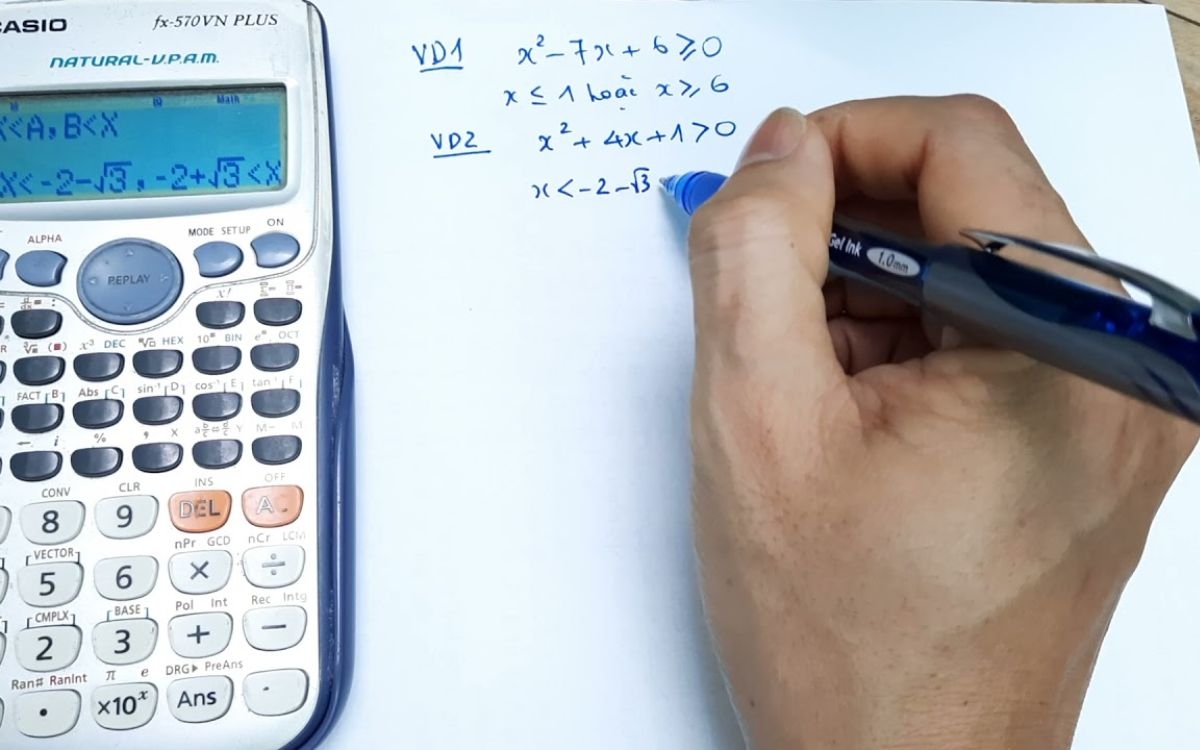 Cách bấm trên máy tính Casio 570VN