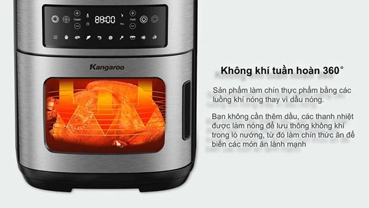 So sánh nồi chiên không dầu Kangaroo và Kalite (hình 6)